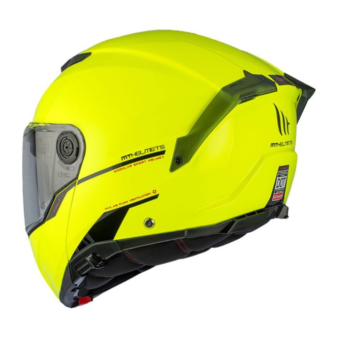 Отваряема каска MT ATOM 2 SV A3 FLUO YELLOW