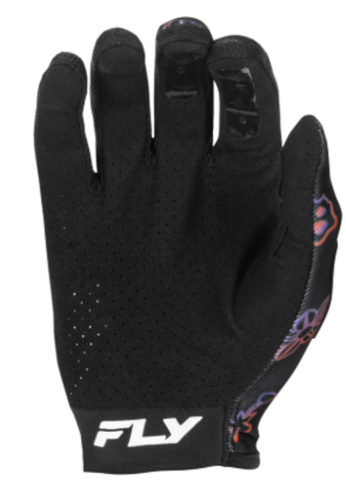 Мотокрос ръкавици FLY RACING Lite Outline Special Edition - Black/Red/Purple