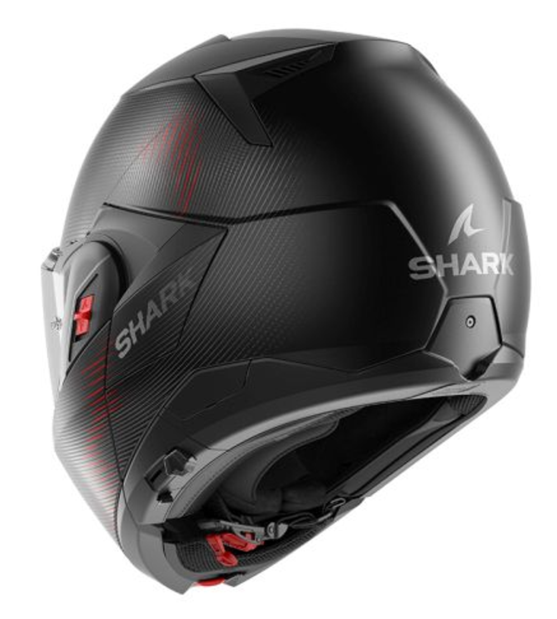 Модуларна каска SHARK OXO SP LYNE MAT BLACK/RED