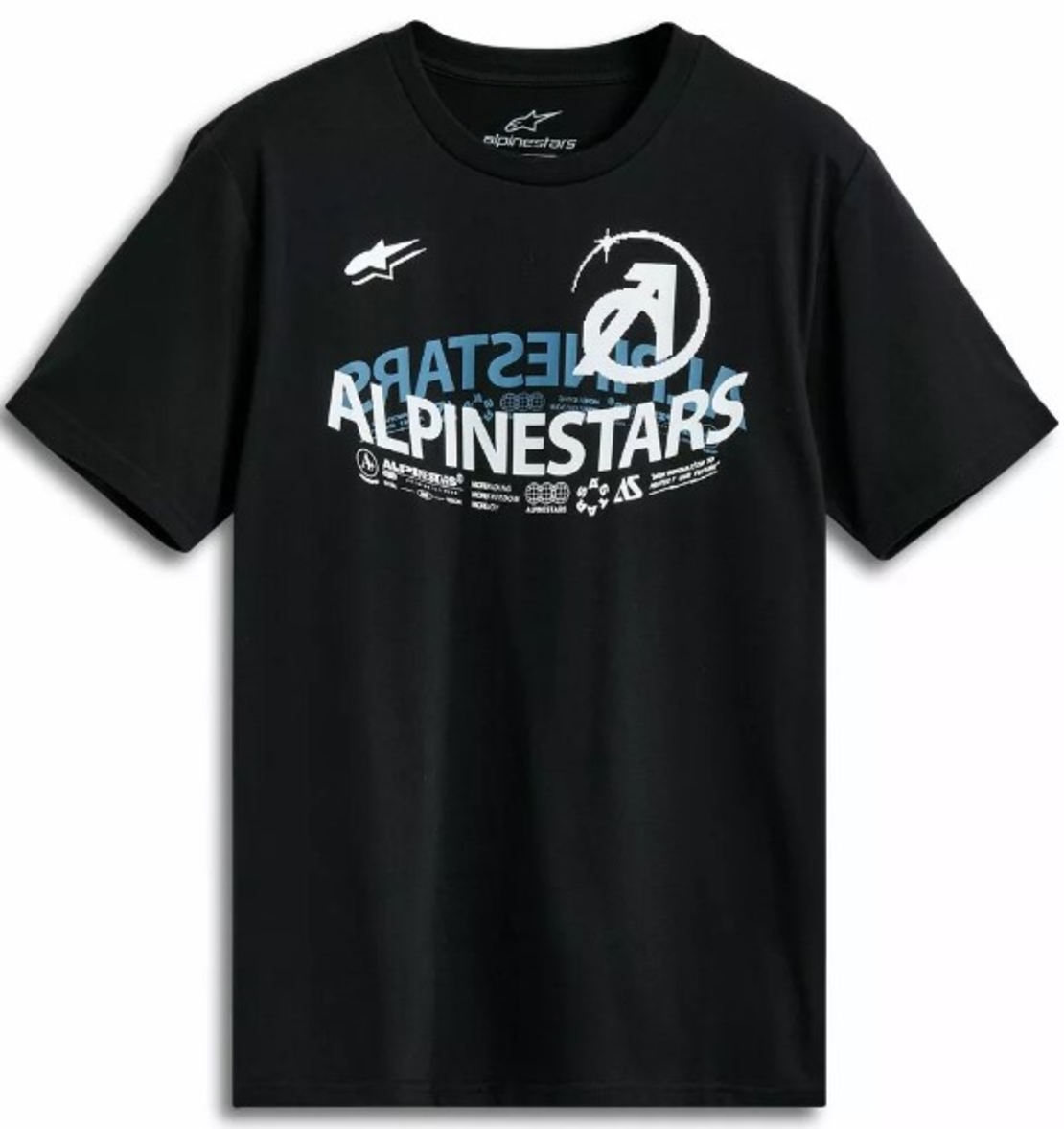 Тениска ALPINESTARS CSF SEMICIRCLE BLACK