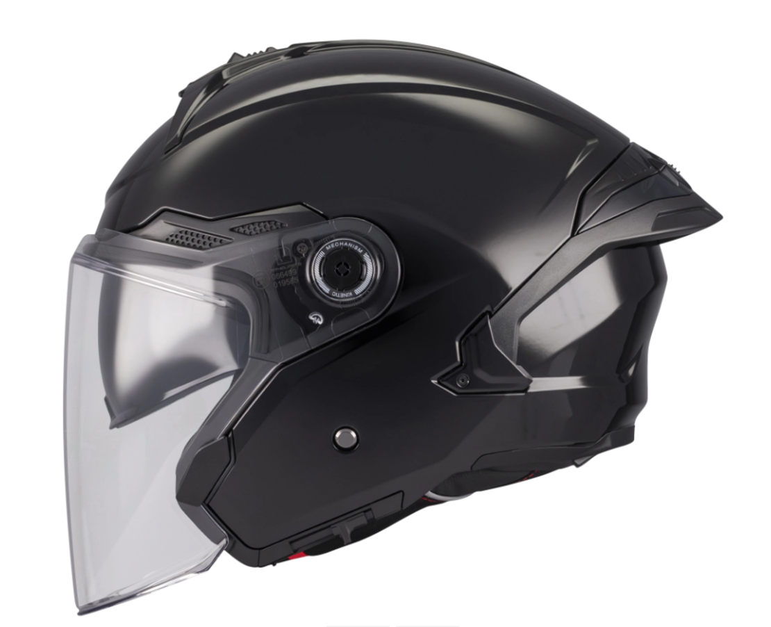 Скутер каска MT COSMO SV PURE A1 BLACK GLOSS