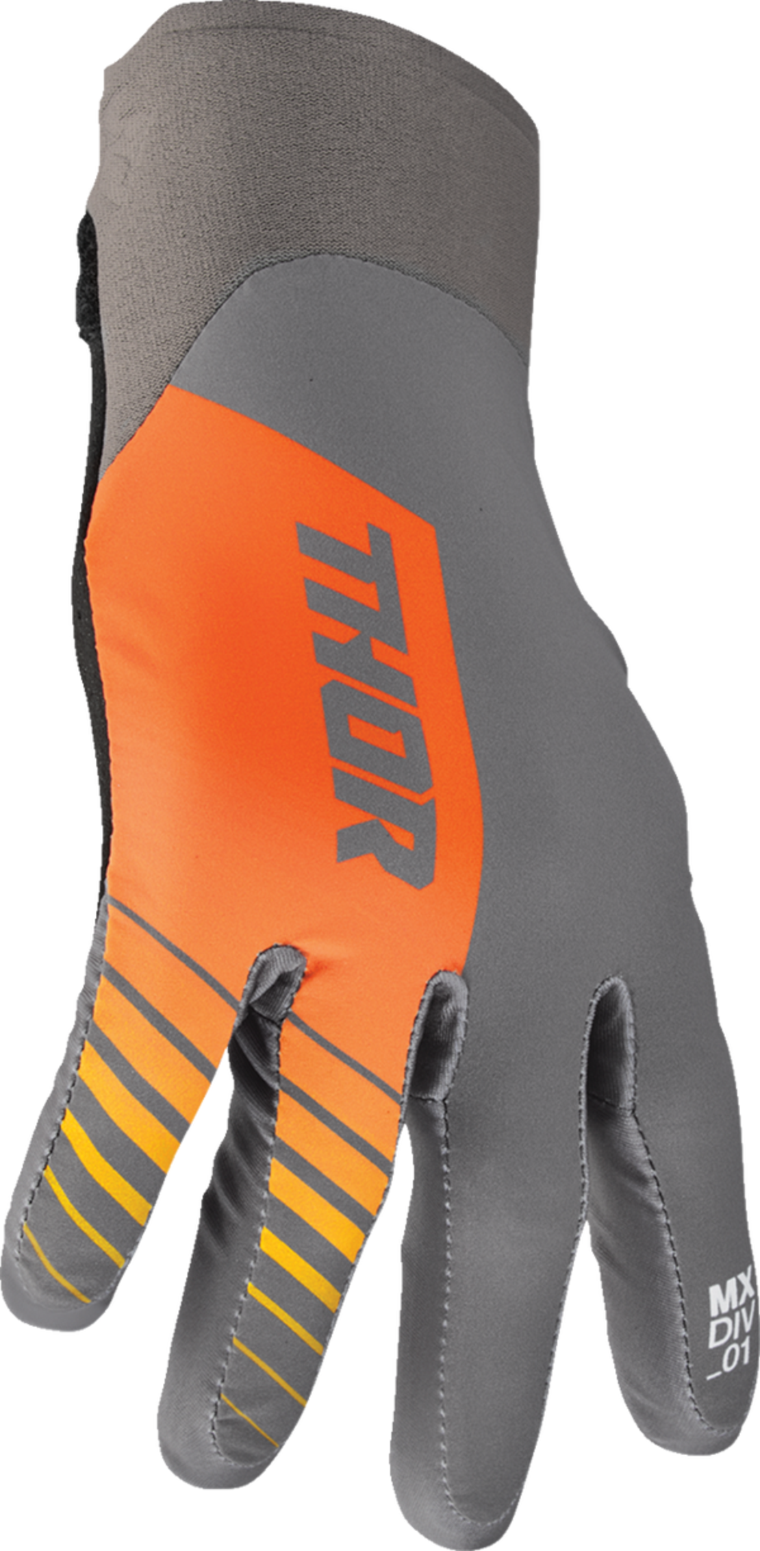 Мотокрос ръкавици THOR AGILE SOLID GRAY/ORANGE