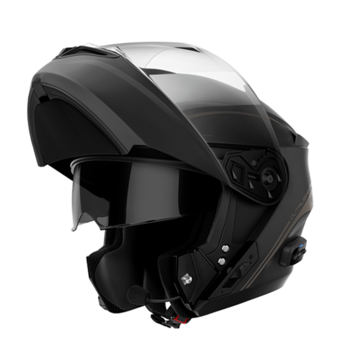Каска SENA OutRush 2 Flip-up Mesh Flat Black