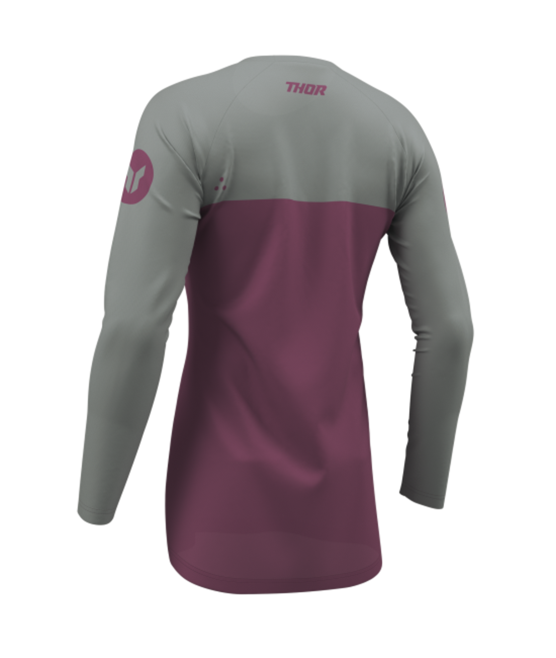 Дамско мотокрос джърси THOR RIDEMODE MENACE PURPLE/GRAY