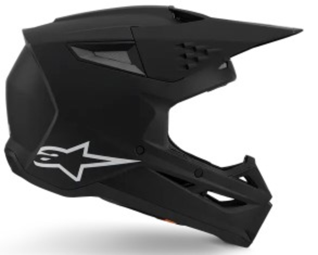 Мотокрос каска ALPINESTARS SM3 BLACK-MATT