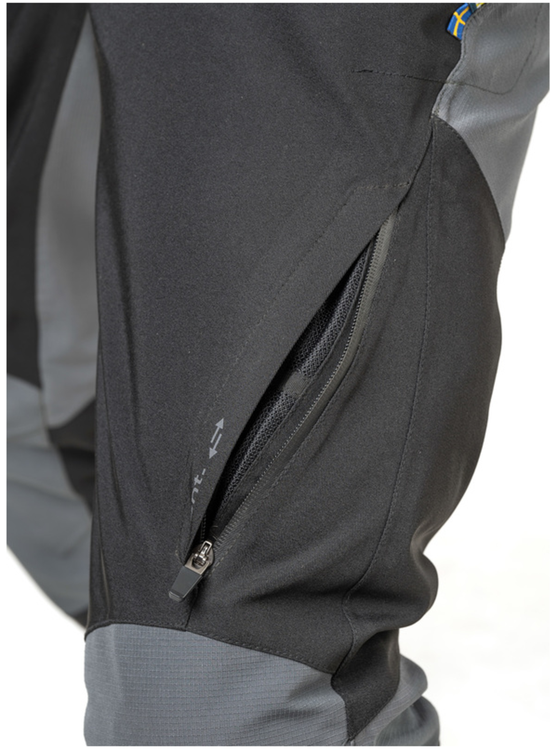 Текстилен панталон Lindstrands Lofsdalen Black/Steel Grey