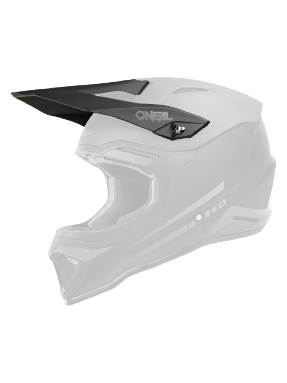 Козирка за каска O'NEAL 2SRS SLICK BLACK/GRAY