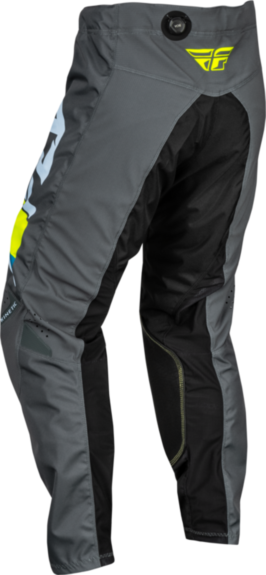 Мотокрос брич FLY RACING Kinetic Prix-Ice Grey/Charcoal/Hi-Vis