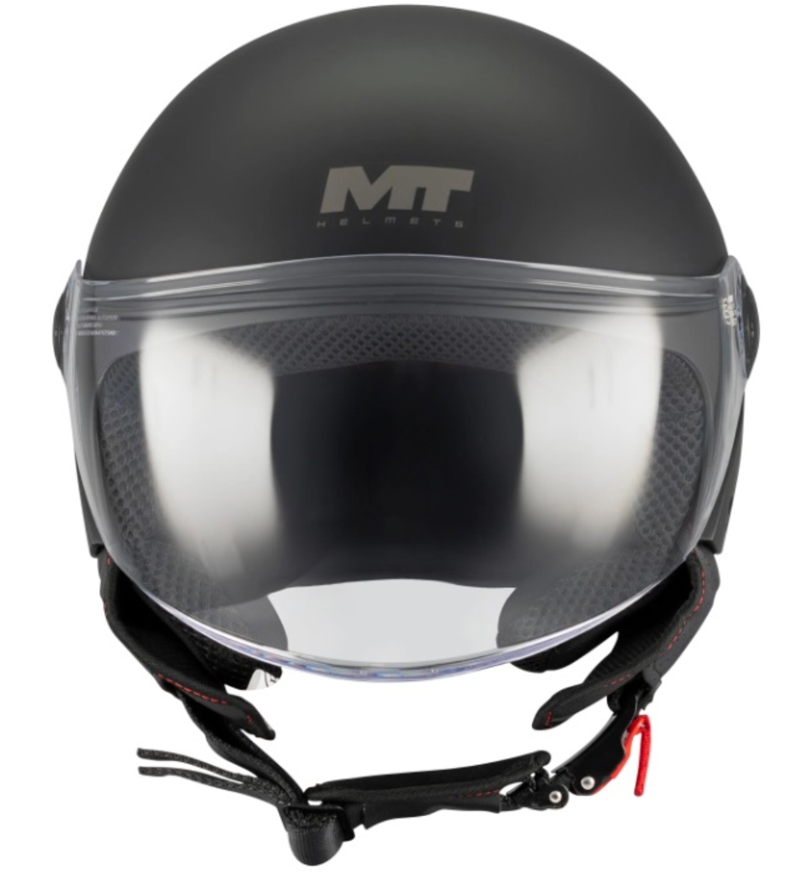 КАСКА ЗА СКУТЕР MT STREET S PURE A1 BLACK MATT