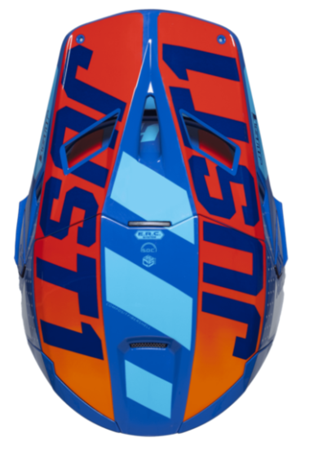 Mотокрос каска Just1 J-22 F Falcon Orange/Blue