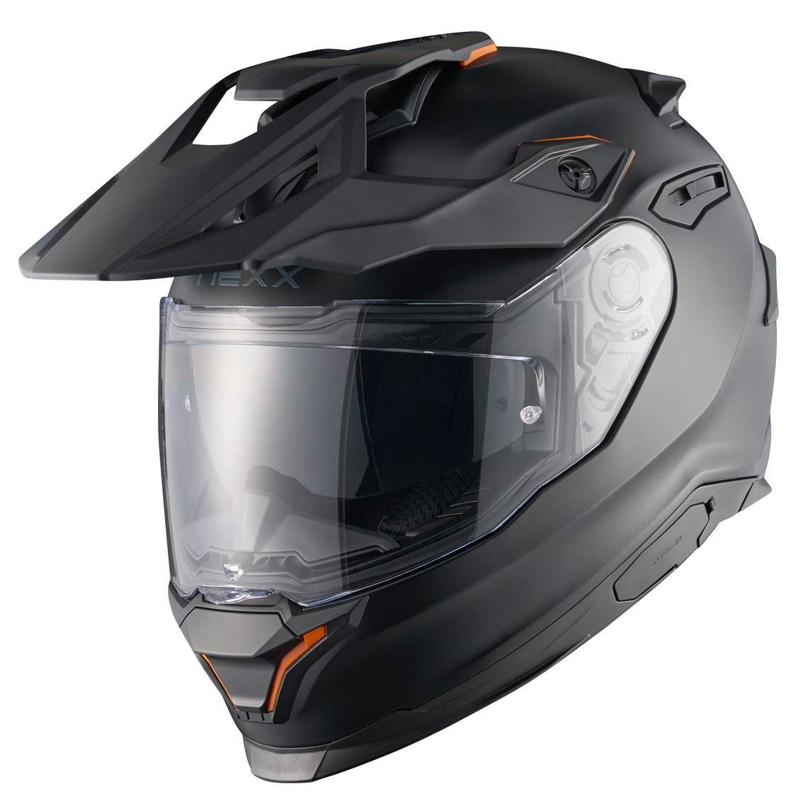 Адвенчър каска NEXX  Y.TRAVL PLAIN BLACK