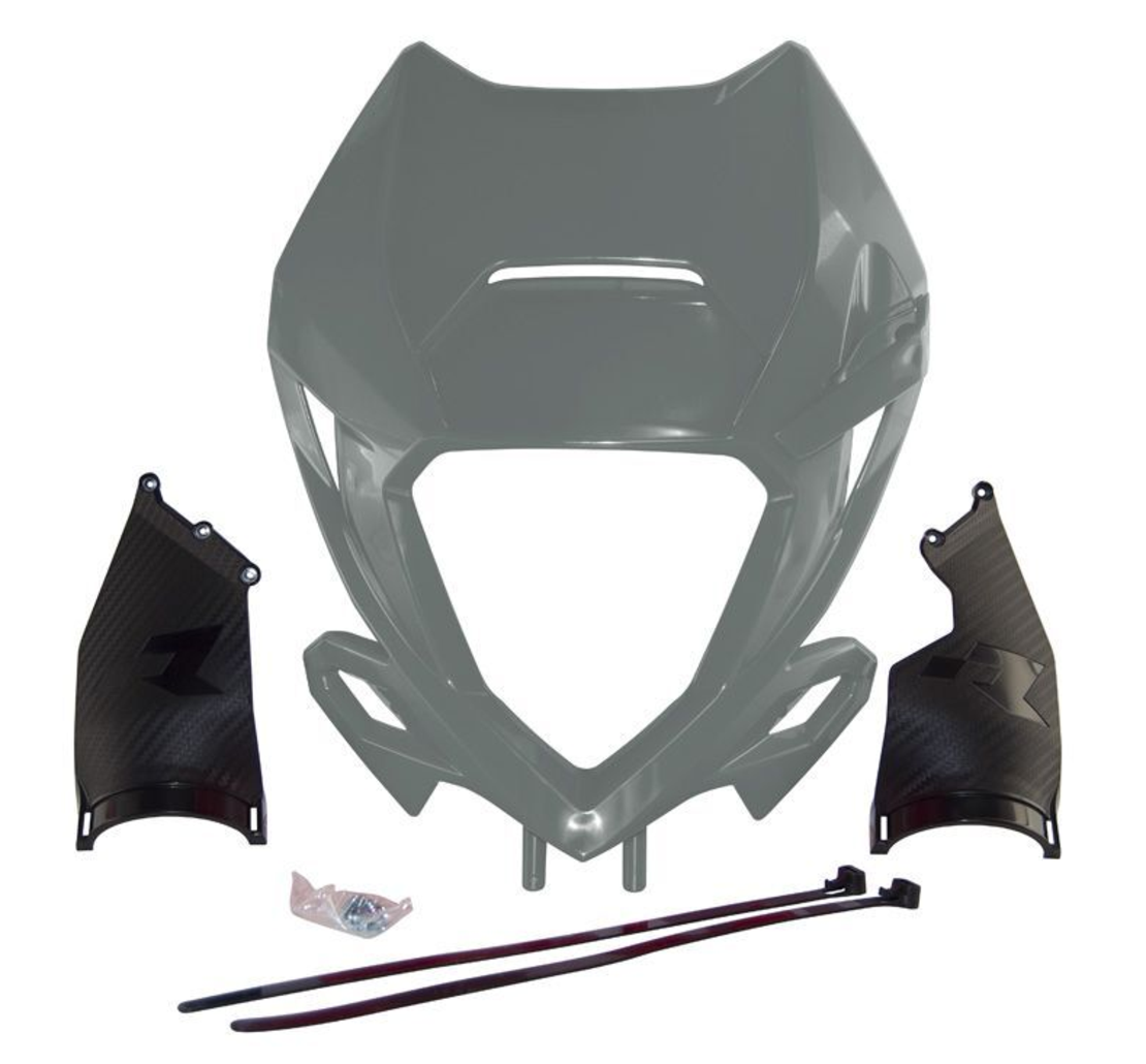 Маска за фар RACETECH Enduro Headlight - Beta RR 20-23 (Grey)