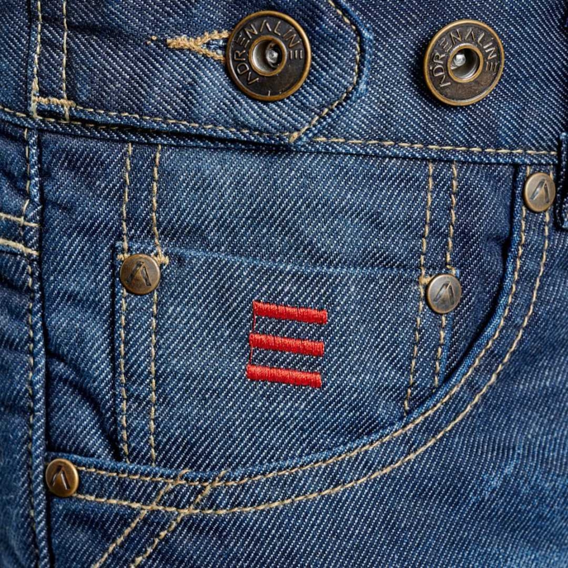 Дънки за мотор ADRENALINE REGULAR 2.0 BLUE