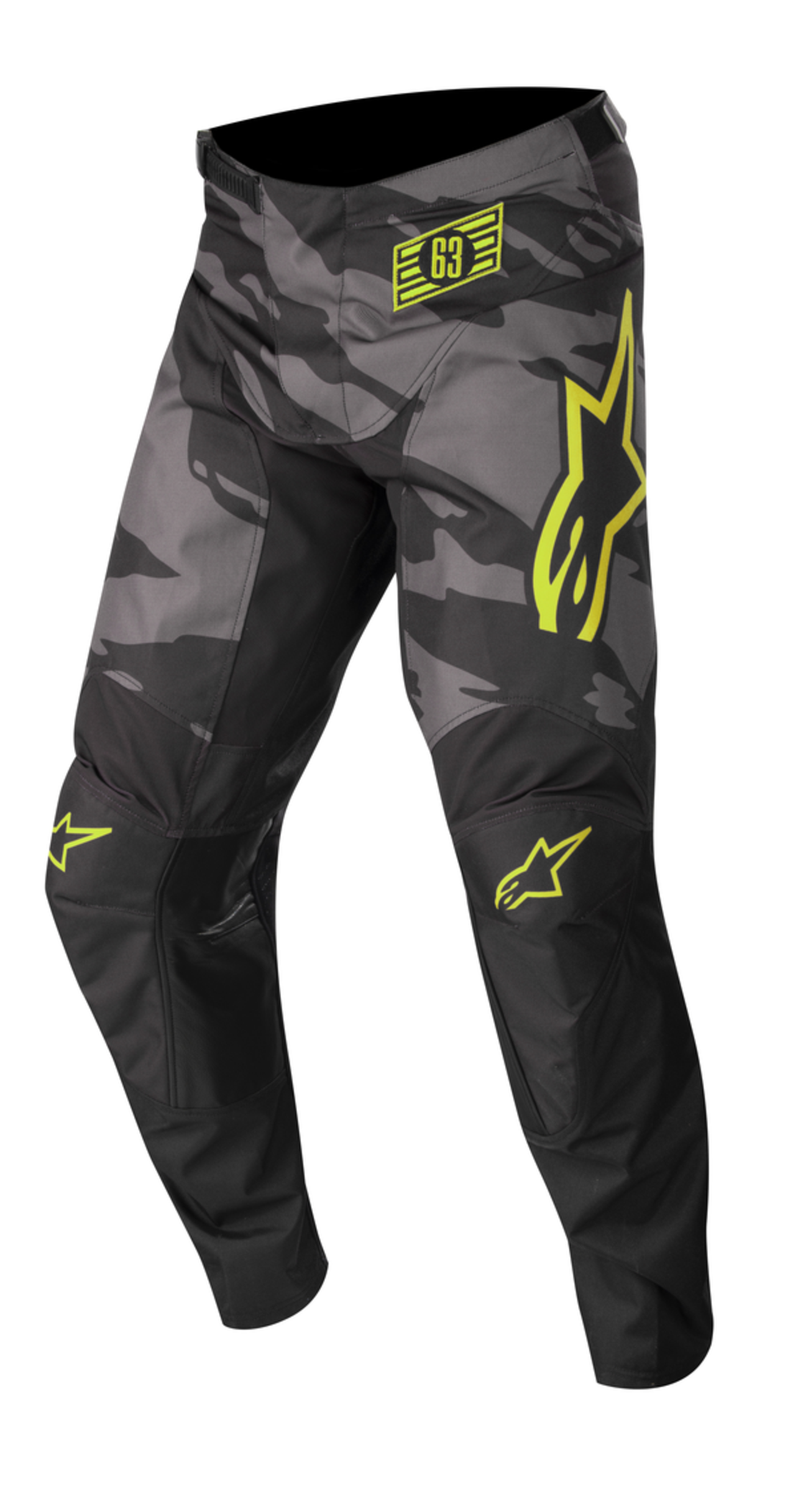 Мотокрос брич ALPINESTARS RACER TACTCAL BLACK/CAMO/YELLOW