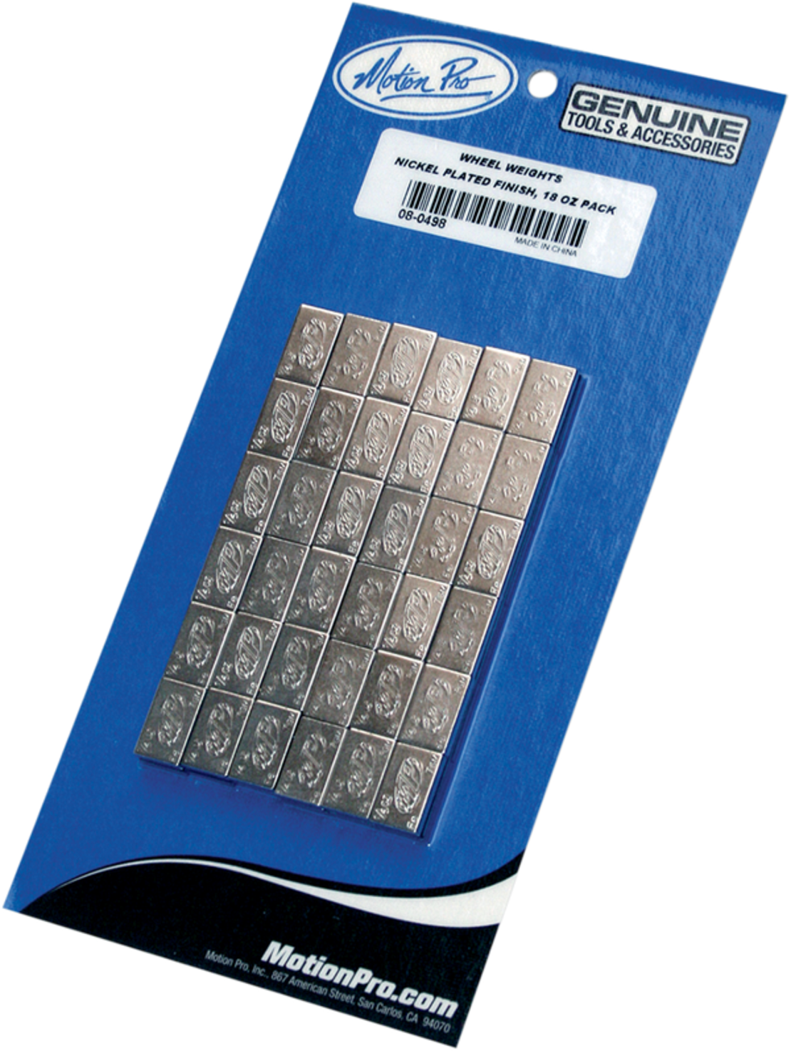 Тежести за капли MOTION PRO WEIGHT WH NICKEL 18OZ BX 7,09 g (1/4 oz)