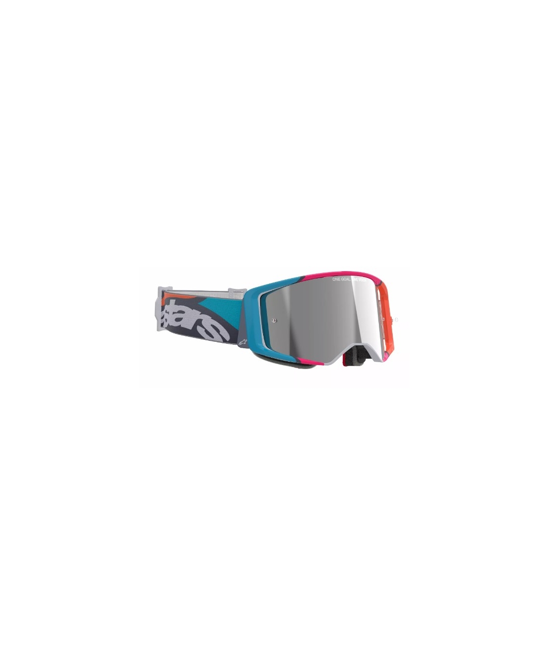 Мотокрос очила ALPINESTARS SUPERTECH STREAM GRAY/MULTI MIRROR-SILVER