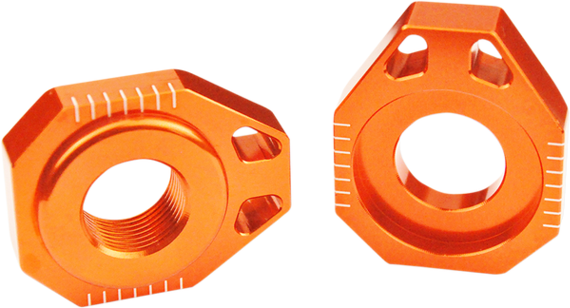 Блок втулка за задна ос SCAR Axle Blocks KTM EXC 02-16 ORANGE