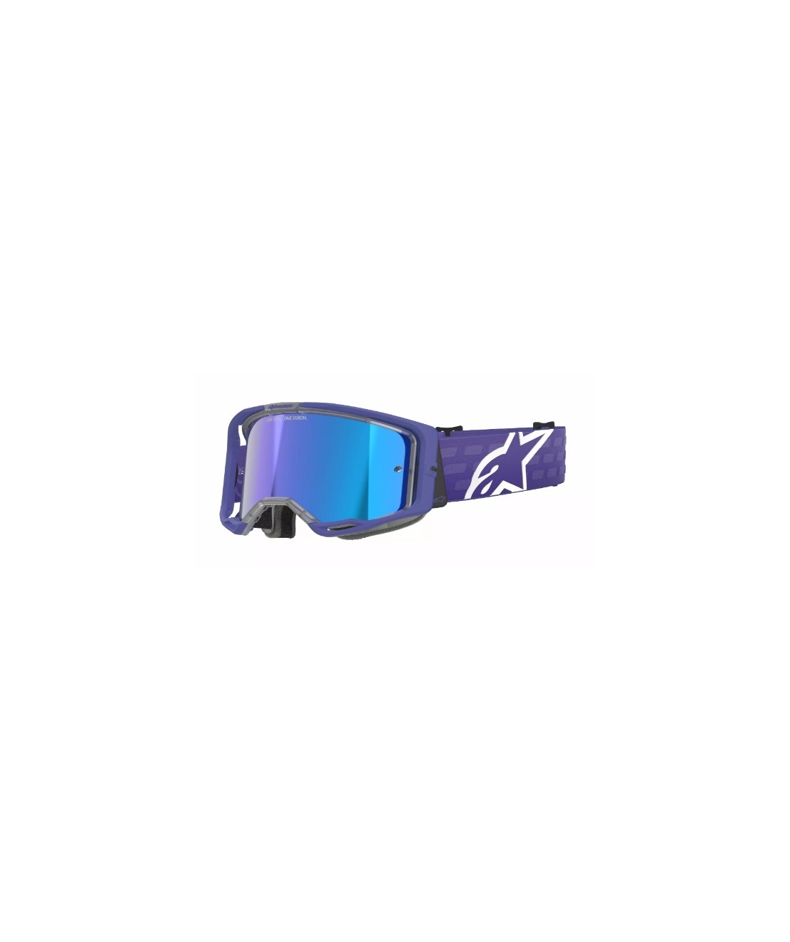Мотокрос очила ALPINESTARS VISION 8 CORP PURPLE MIRROR-BLUE
