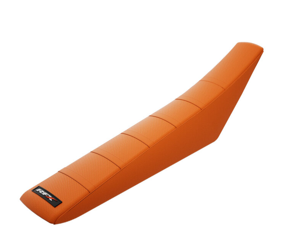 Калъф за седалка RFX Pro Ribbed Seat Cover - Orange KTM SX 85 Big wheel 19/16 18-25