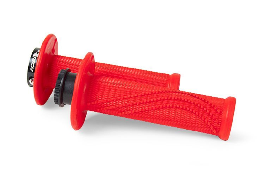 Ръкохватки RACETECH R20 Lock On Grips Half Waffle BETA 20 (Red)