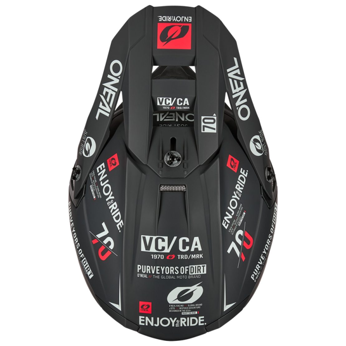 Мотокрос каска 5SERIES POLYACRYLITE BRAND BLACK/GRAY V.26