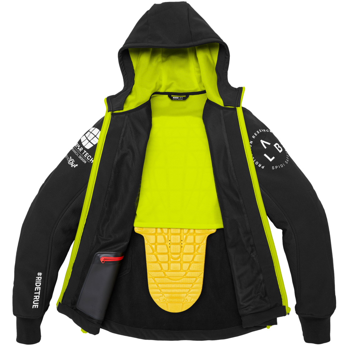 Мото Яке SPIDI HOODIE ARMOR EVO FLUO