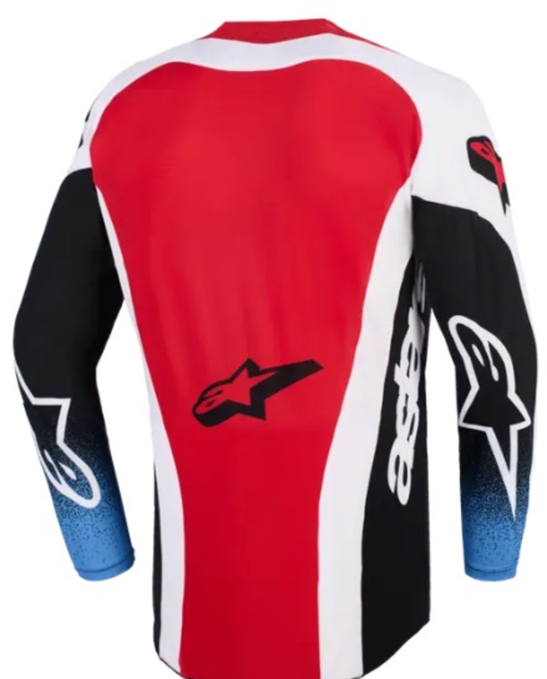 Мотокрос джърси Alpinestars TECHSTAR KNIF BLACK WHITE RED