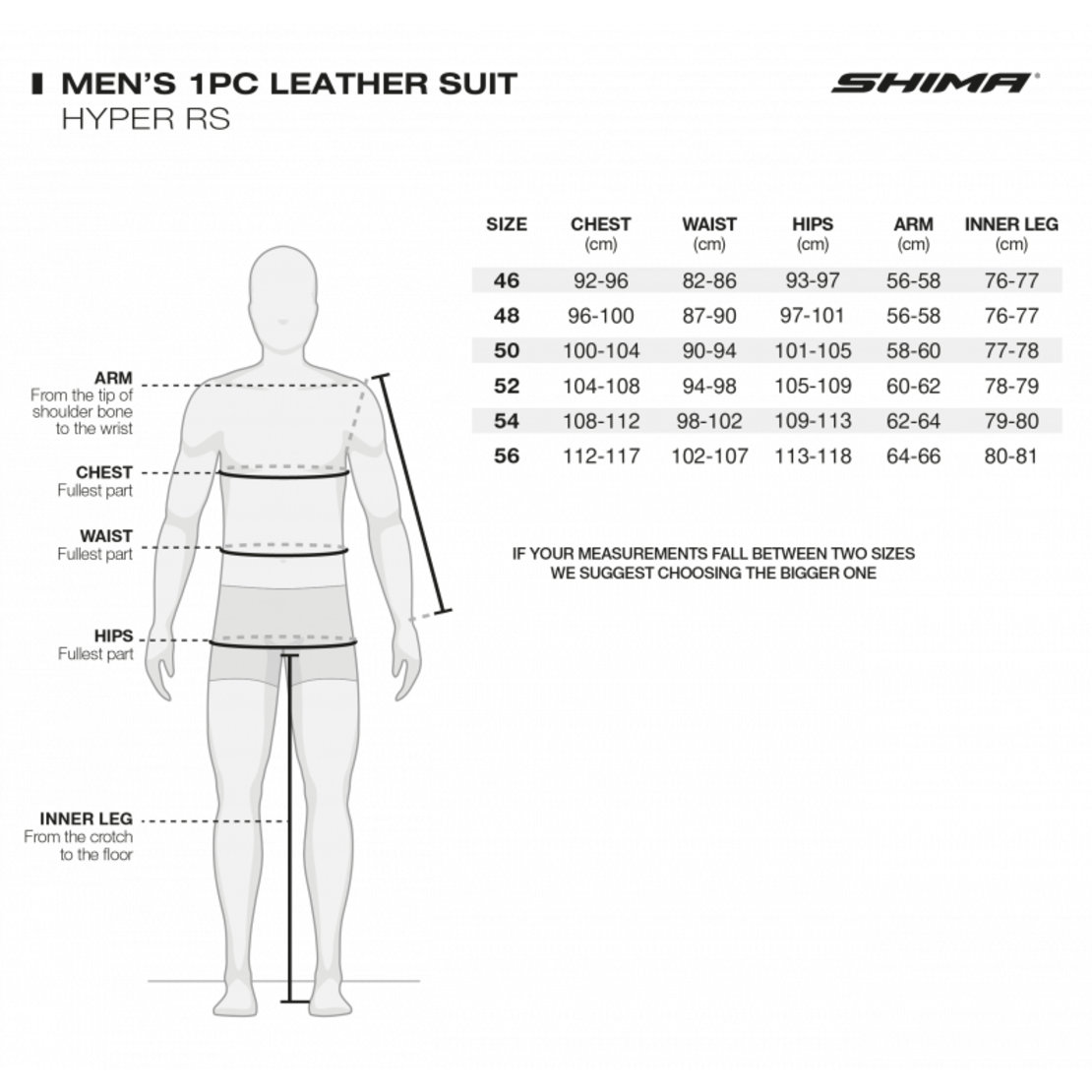 Кожен екип SHIMA HYPER-RS WHITE/BLUE