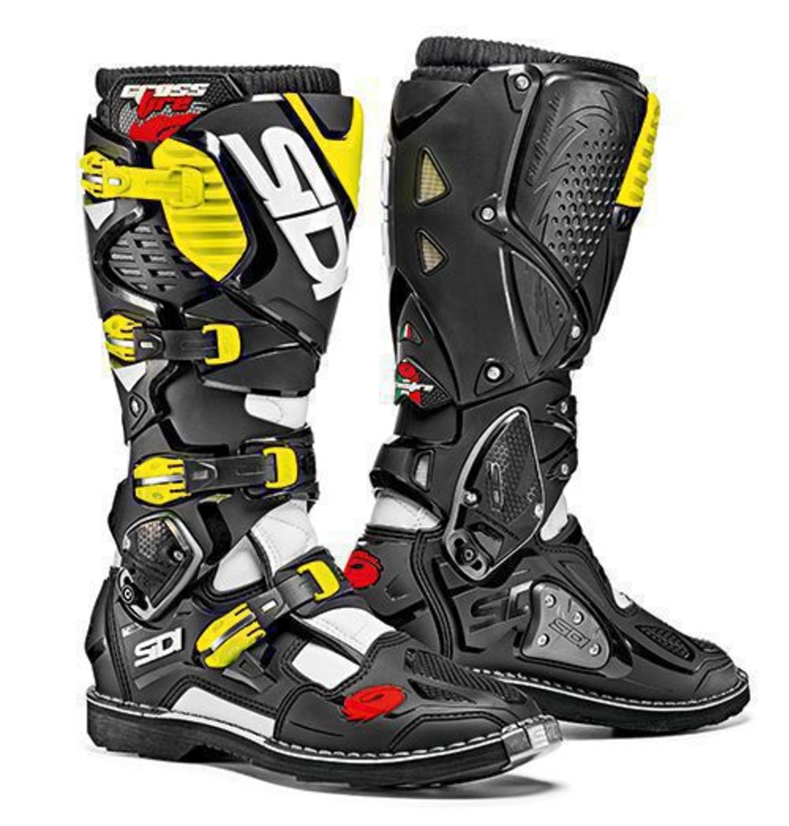 Мотокрос ботуши SIDI CROSSFIRE 3 WHITE/BLACK/YELLOW