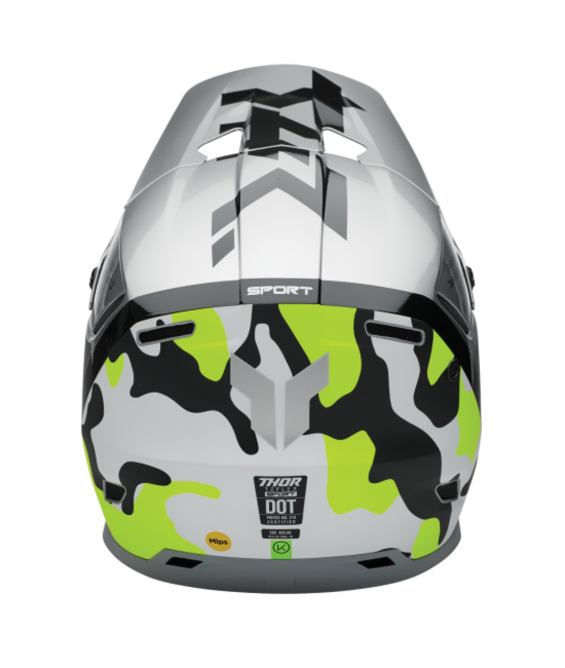 Мотокрос каска THOR REFLEX SPORT RIOT GRAY/ACID MIPS