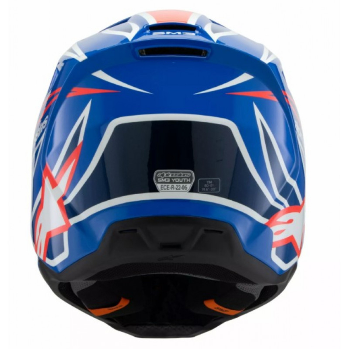 Детска каска ALPINESTARS SM3 WURX BLUE/RED/WT/BK