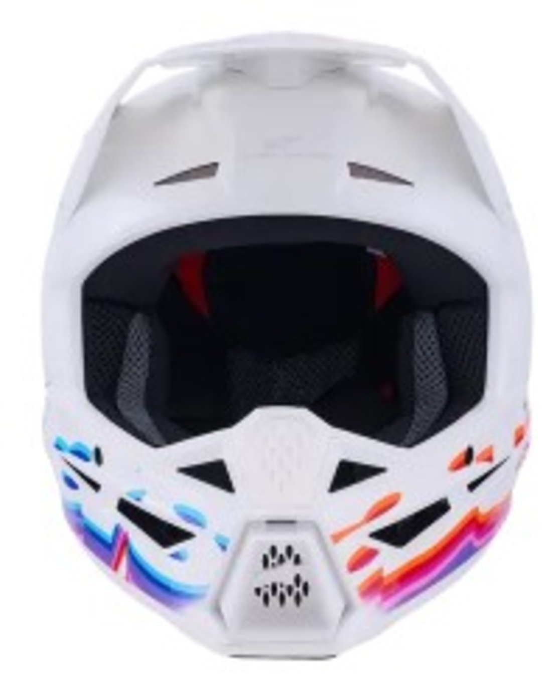 Мотокрос каска ALPINESTARS SM3 FORCE WHITE-GLOSS