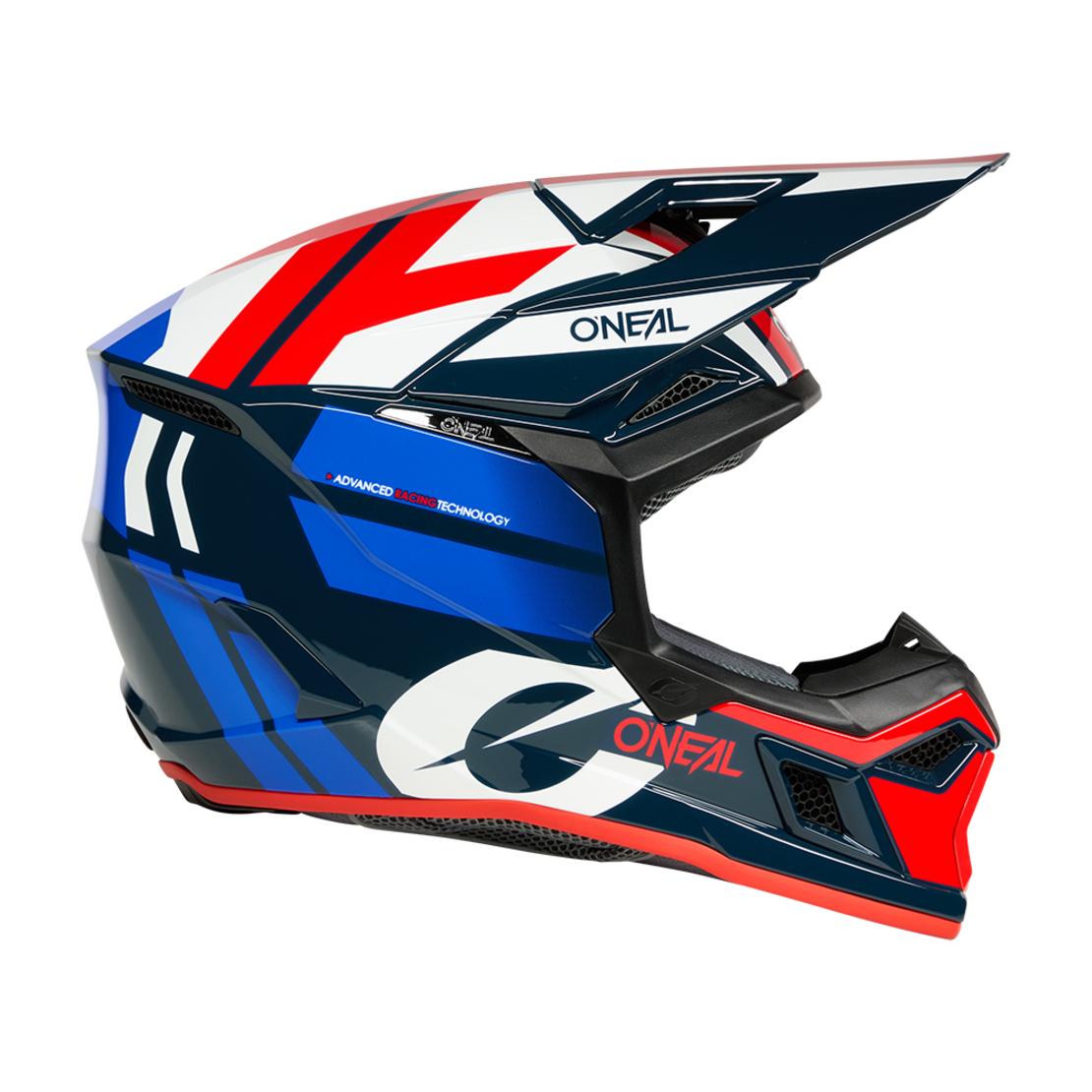 Мотокрос каска O'NEAL 3SERIES RIDE BLUE/WHITE/RED V.26
