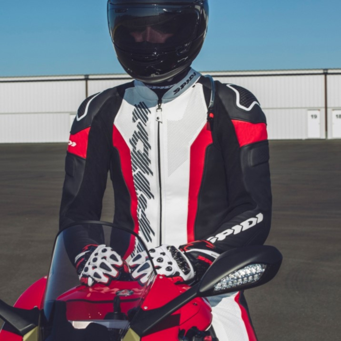 Мото екип SPIDI LASER PRO PERFORATED RED