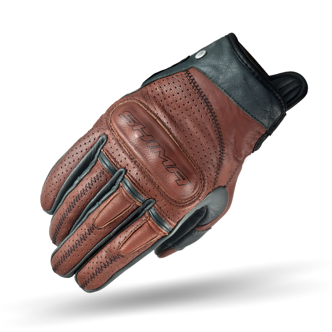 Мото ръкавици SHIMA CALIBER BLACK/BROWN/GRAY