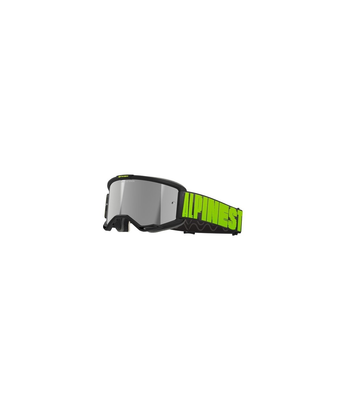 Мотокрос очила ALPINESTARS VISION 5 HOLLOW CHARCOAL YLLW FL Mirror SILVER