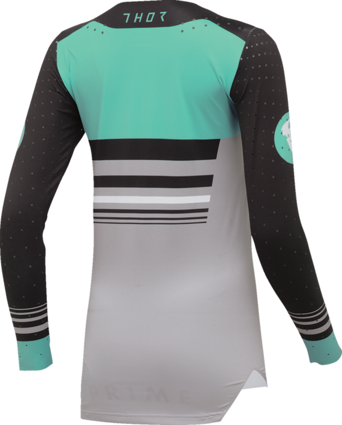 Дамско мотокрос джърси THOR PRIME BLAZE BLACK/TEAL