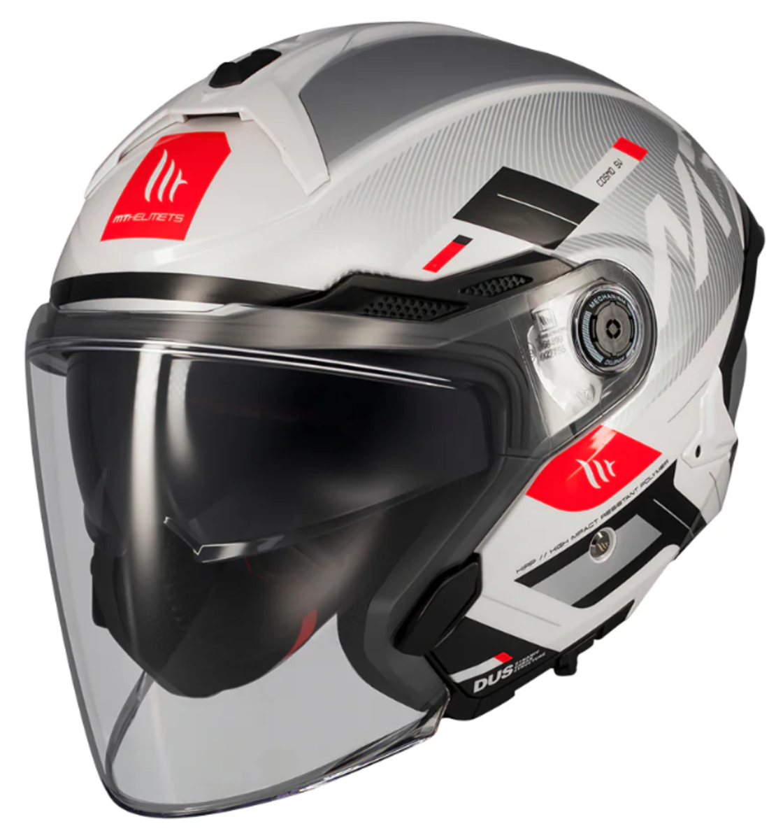 Скутер каска MT COSMO SV SILENCE A2 GREY GLOSS