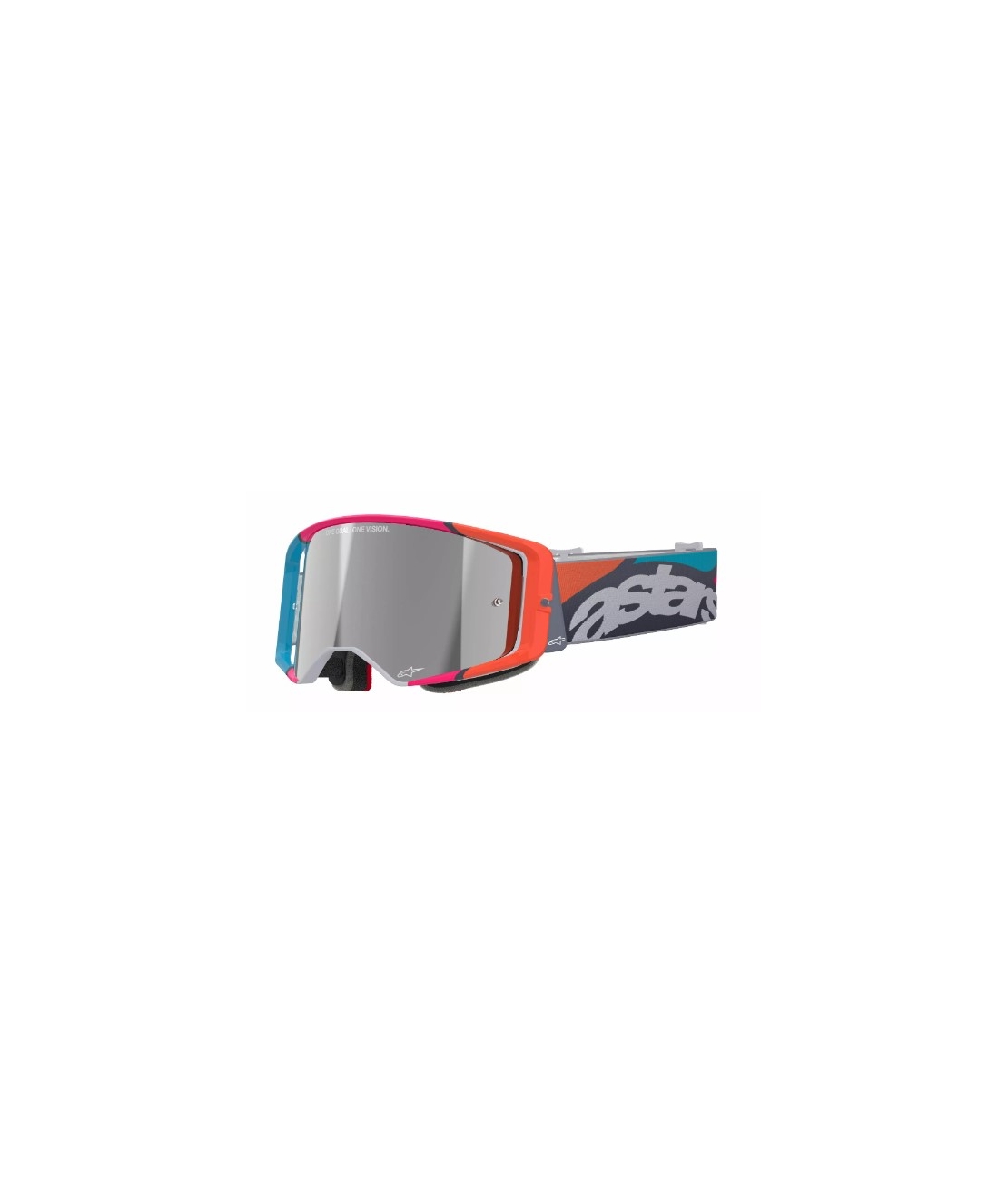 Мотокрос очила ALPINESTARS SUPERTECH STREAM GRAY/MULTI MIRROR-SILVER