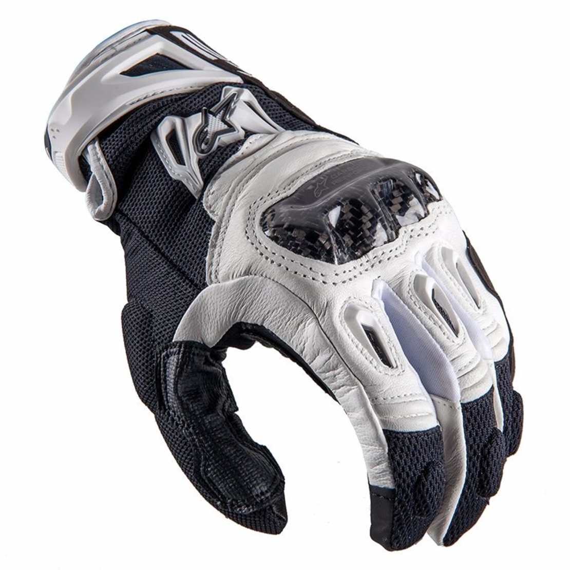 Ръкавици ALPINESTARS SMX-2 AIR CARBON V2 BLACK/WHITE