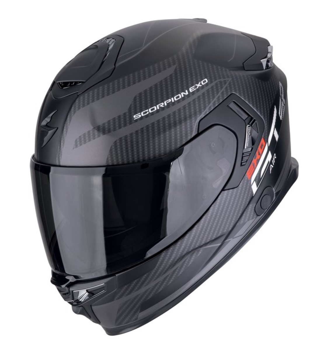 Каска SCORPION EXO-GT SP Air Flex Mattblack Silver