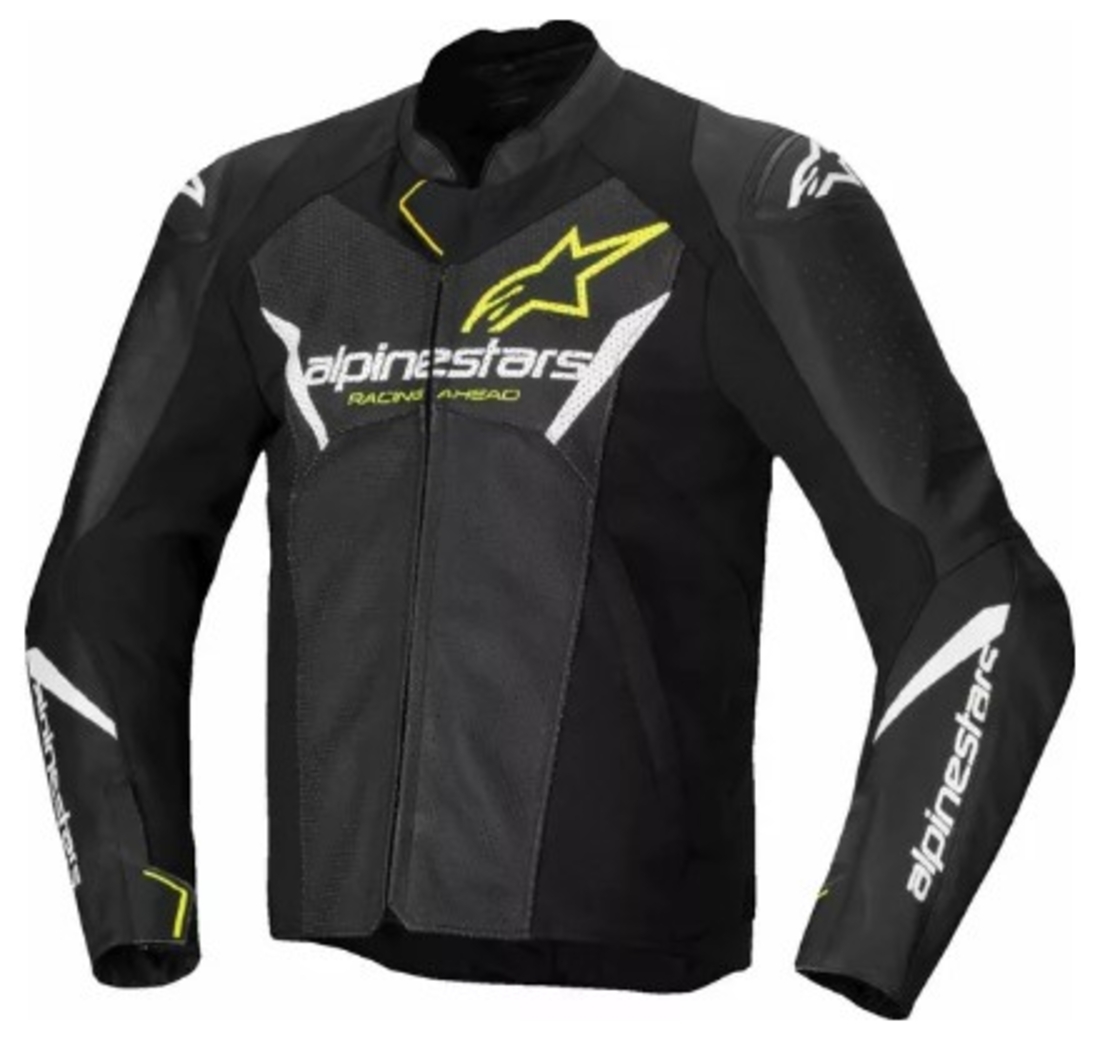 КОЖЕНО МОТО ЯКЕ ALPINESTARS Faster v3 Air flow BLK/WHT/YW