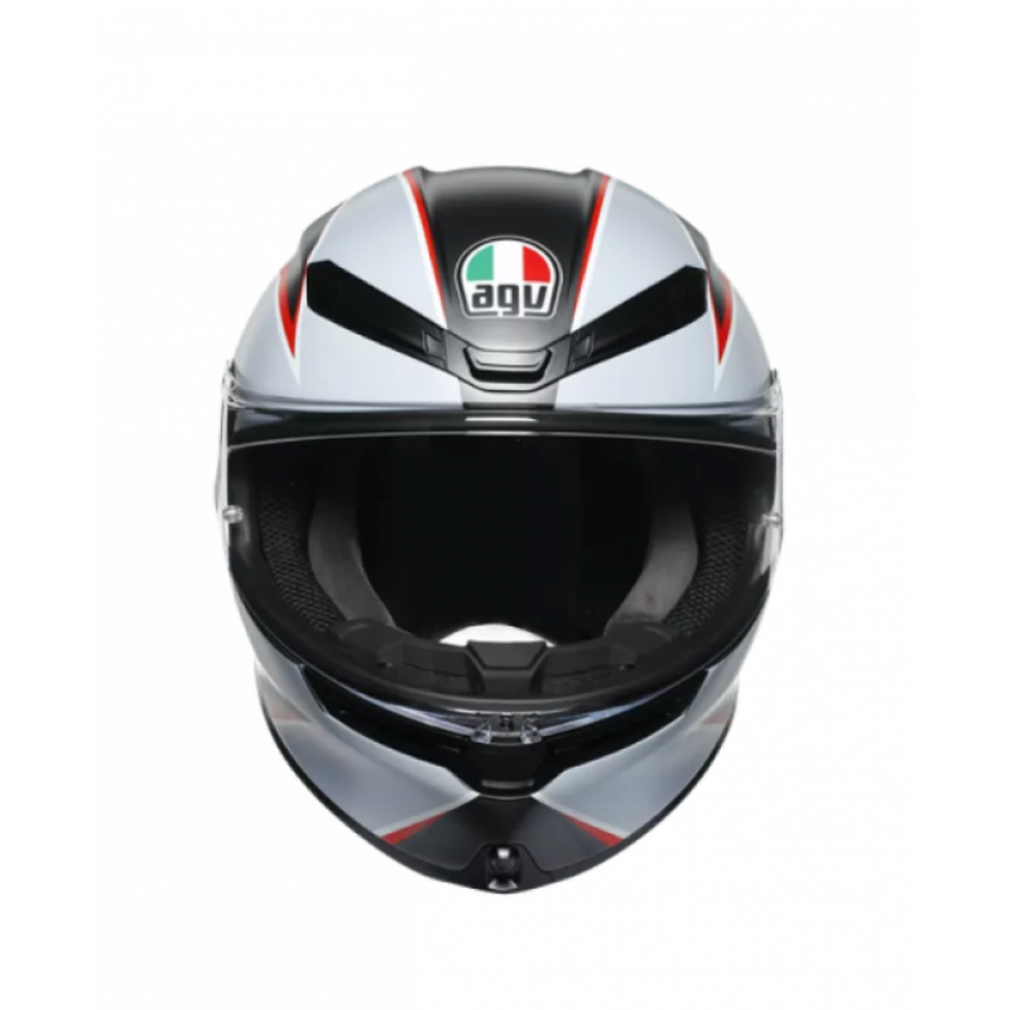 КАСКА AGV K-6 S FLASH MATT BLACK/GREY/RED