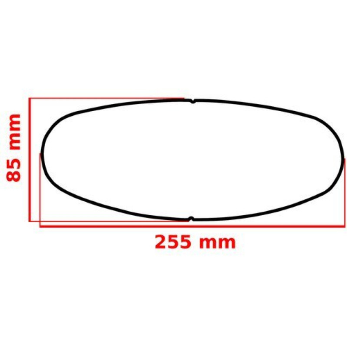 Универсална плака ANTIFOG FOGCITY FULLFACE FCE001 255x85mm