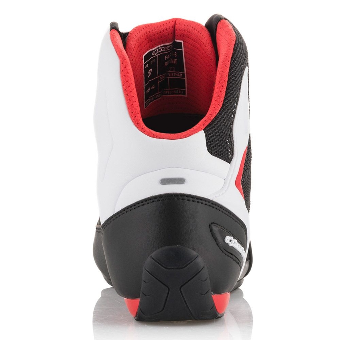 Мото боти ALPINESTARS FASTER-3 RIDEKNIT BLACK/WHITE/RED
