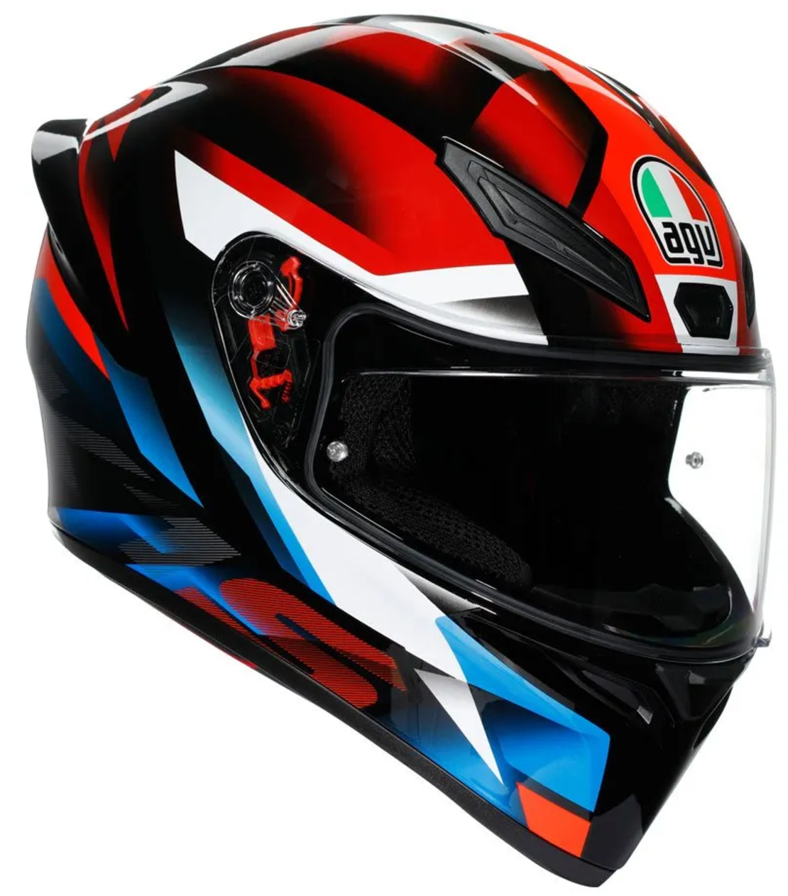 КАСКА K1 S E2206 - FASTLAP BLACK/RED/BLUE