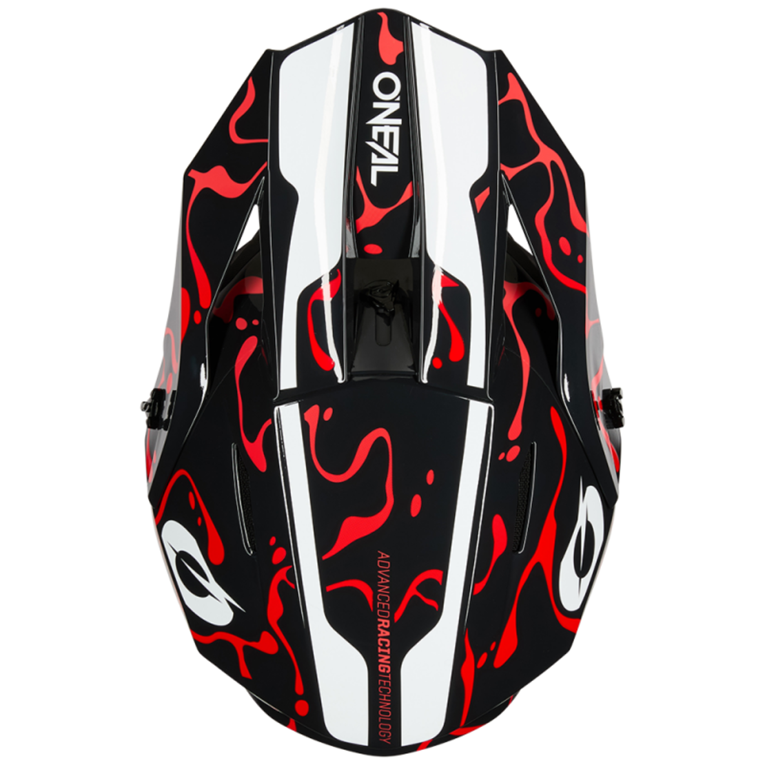 Каска O'NEAL 1SERIES SPLASH BLACK/RED V.26