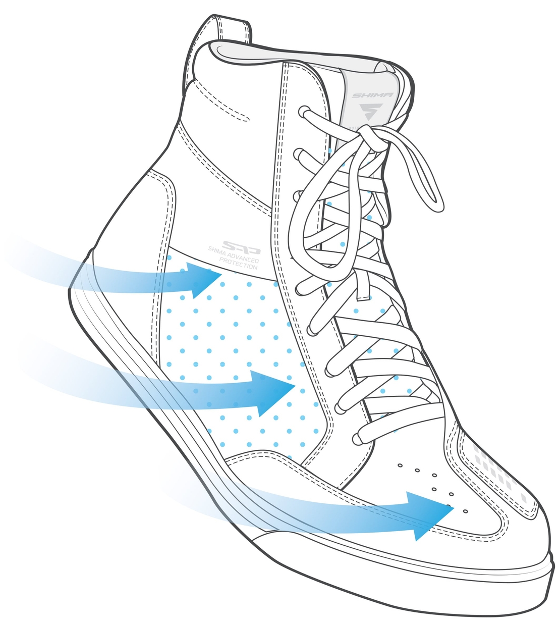 Мото боти SHIMA BLAKE BROWN