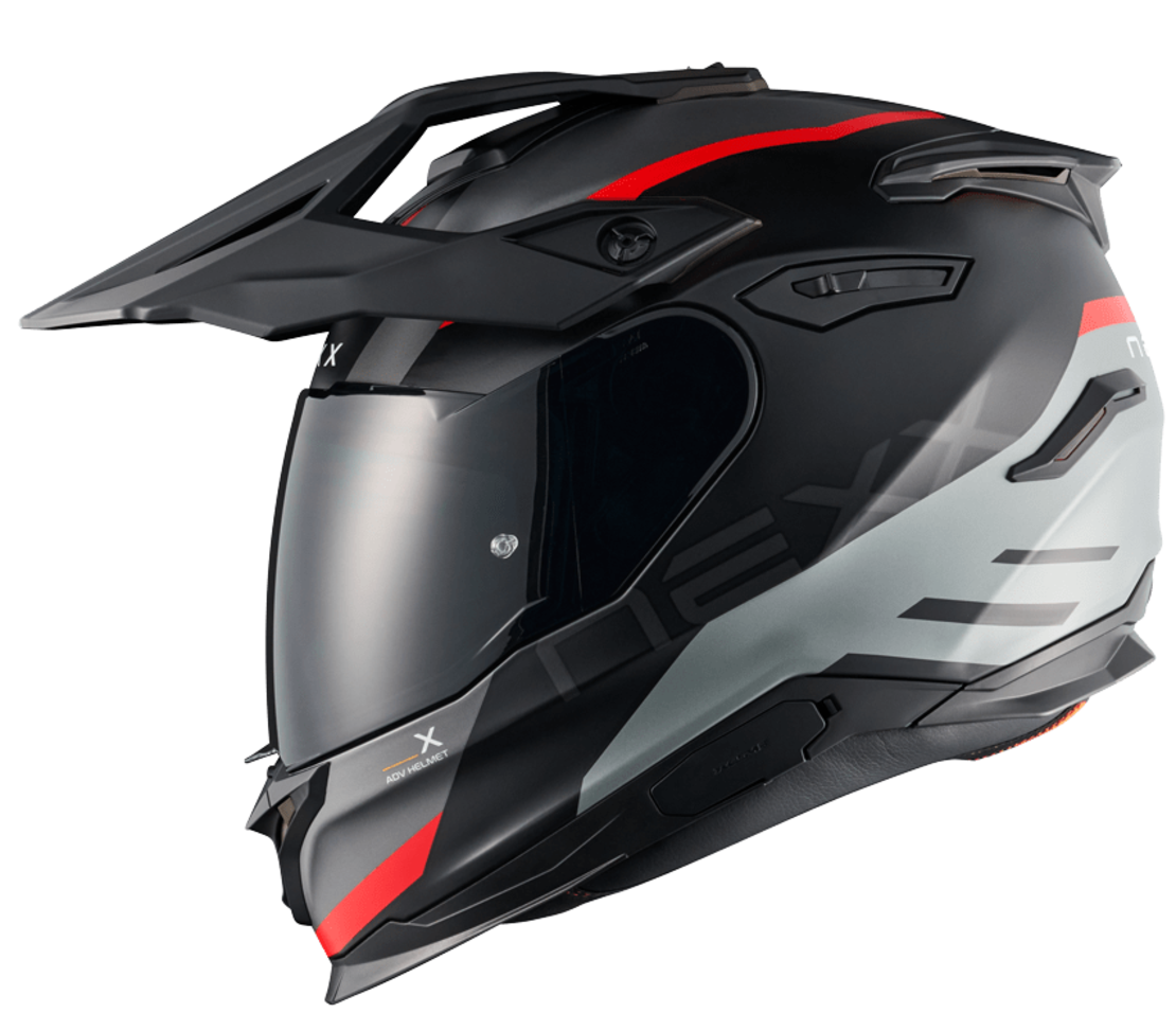 Адвенчър каска NEXX  Y.TRAVL QUEST BLACK RED