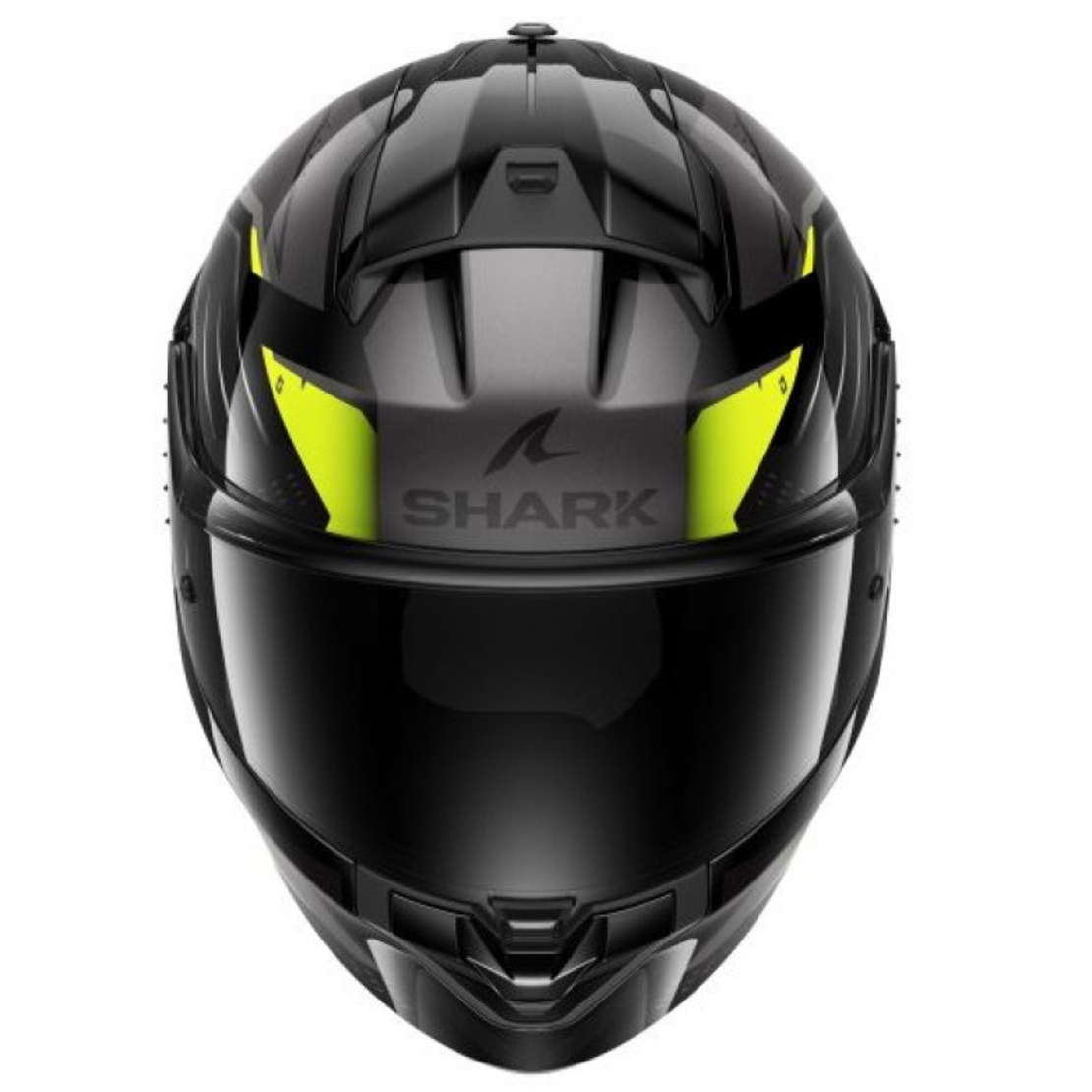Каска SHARK RIDILL 2 BERSEK BLACK/GREY/YELLOW FLUO